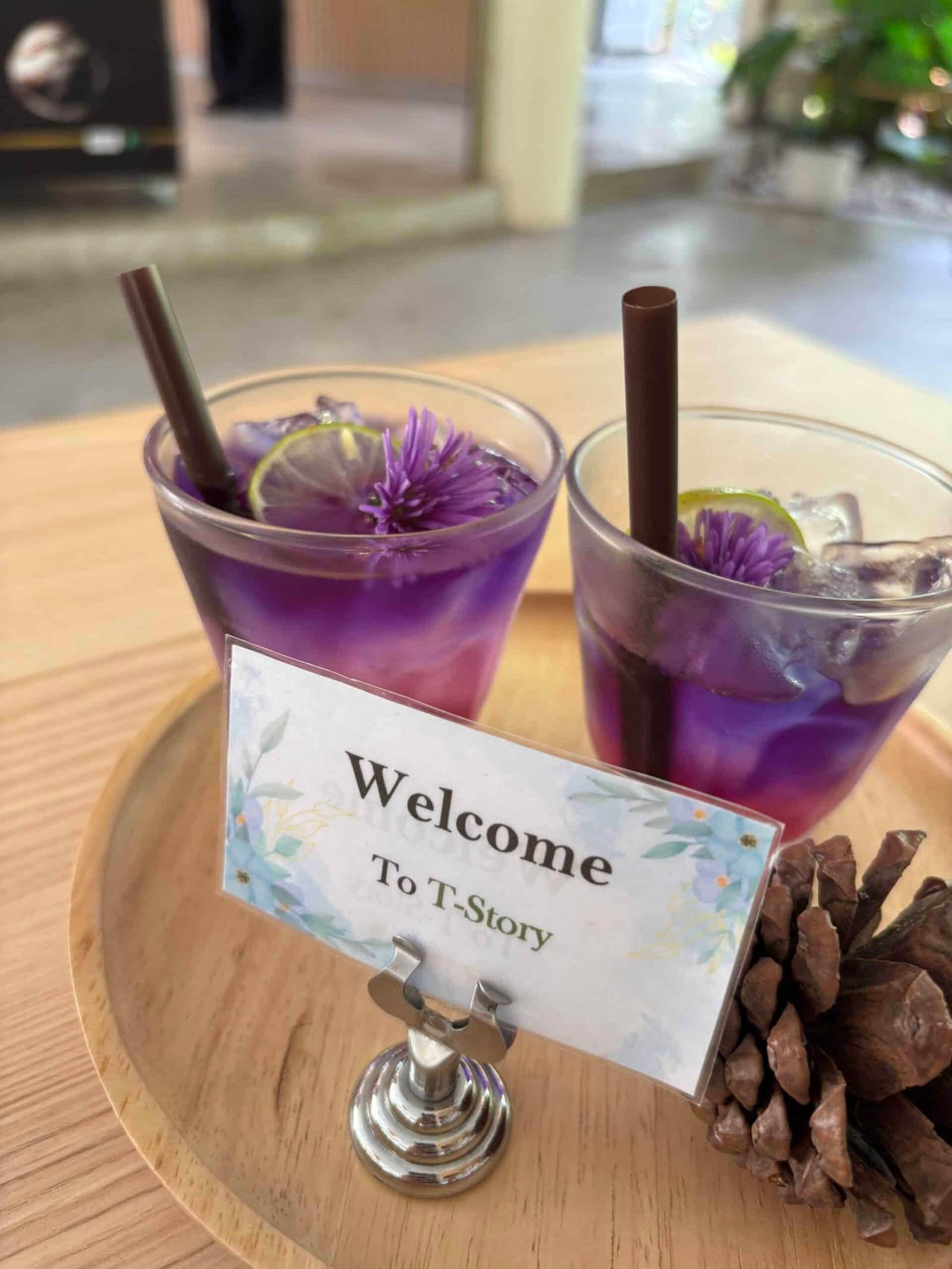 T-Story Mae Kampong room interior with wooden decor