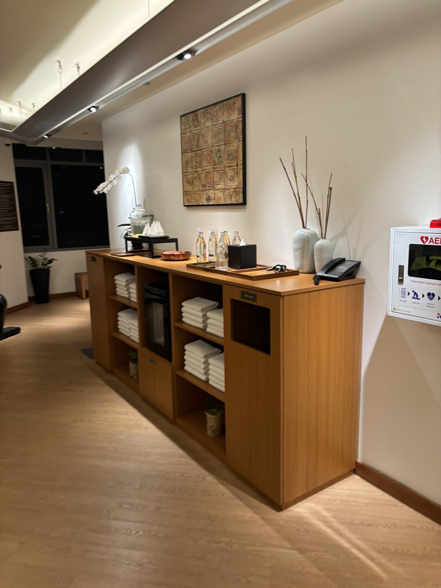 Conrad Bangkok gym studio area