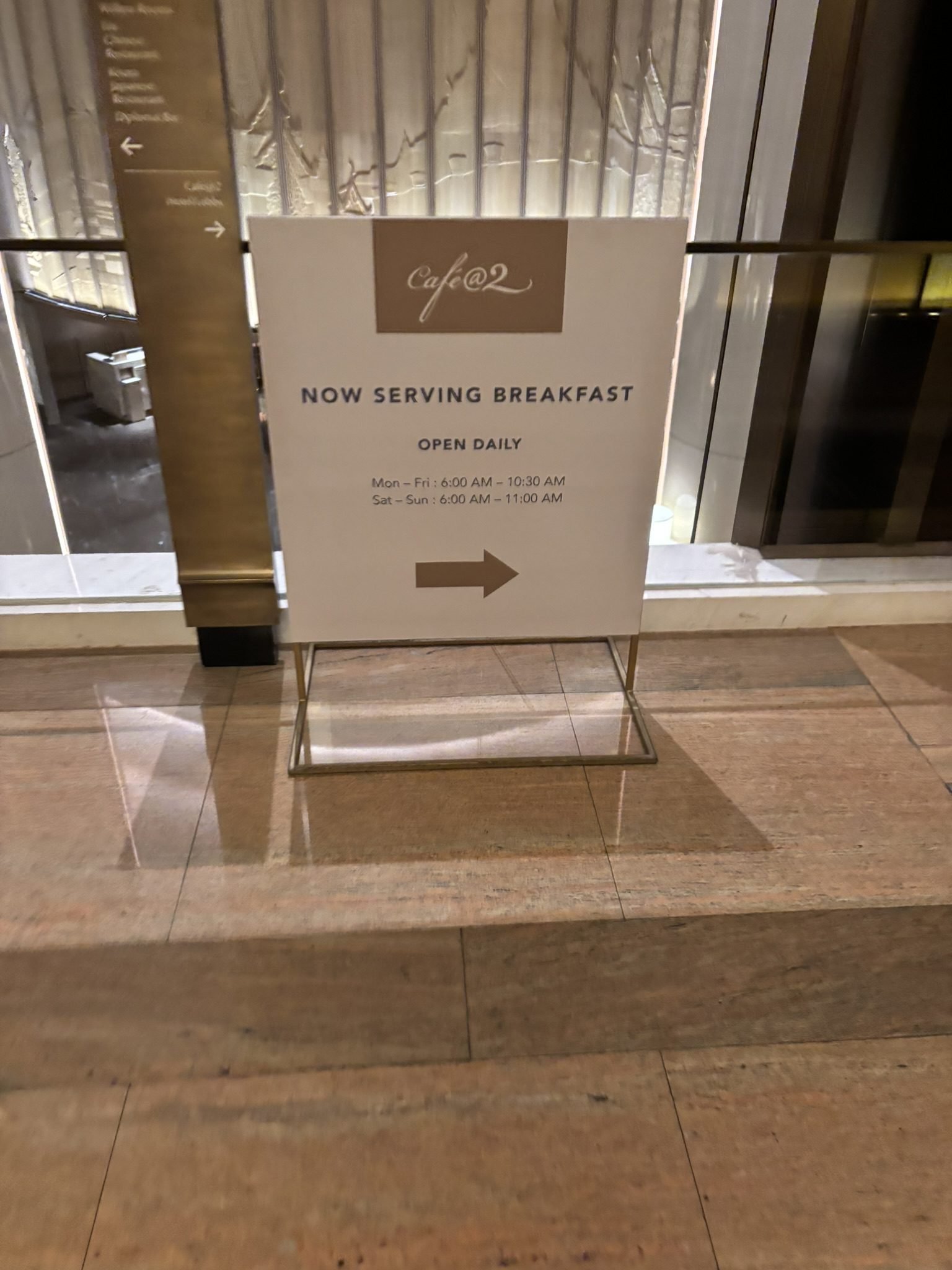 Conrad Bangkok breakfast restaurant