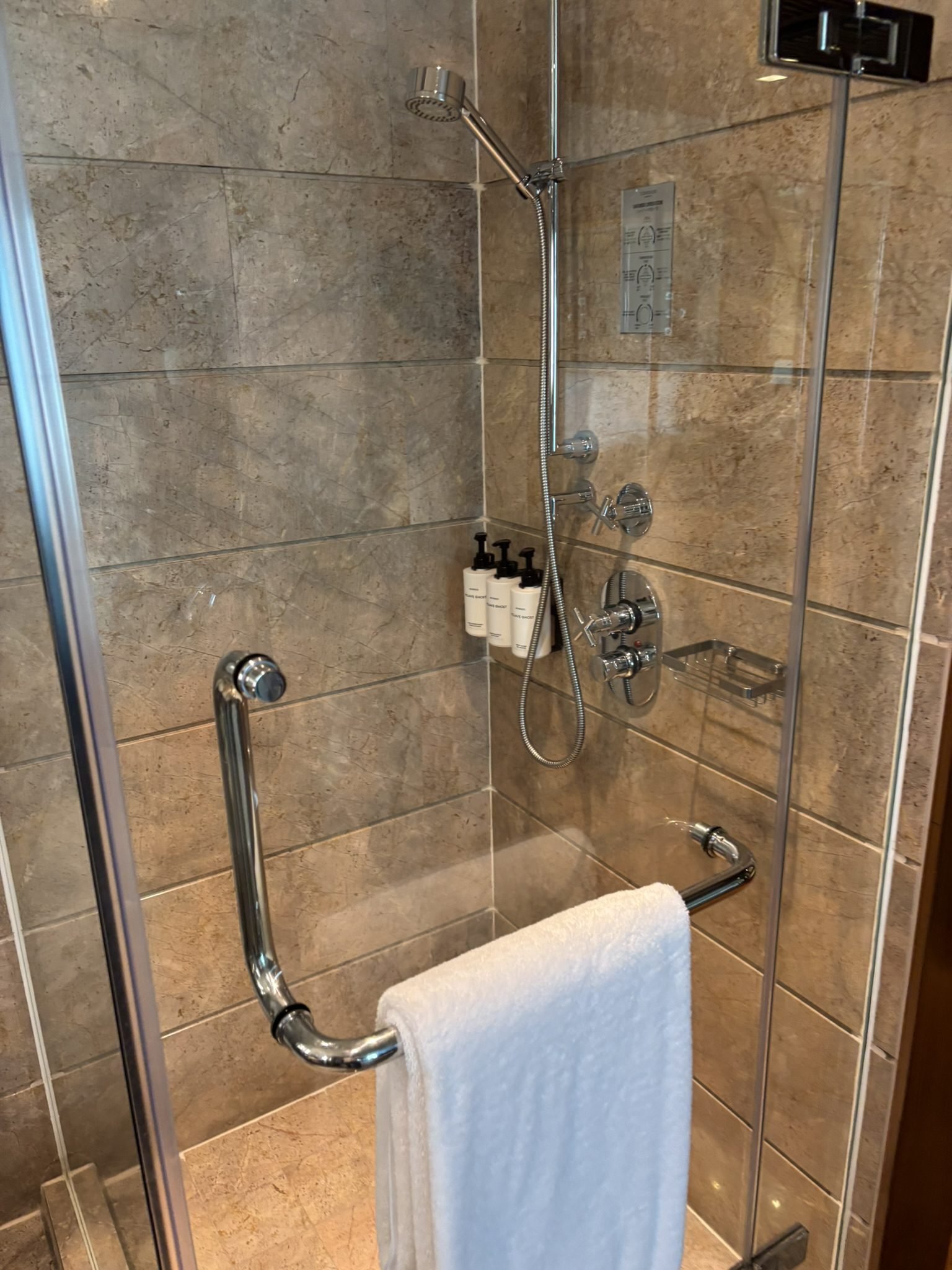 Conrad Bangkok rain shower