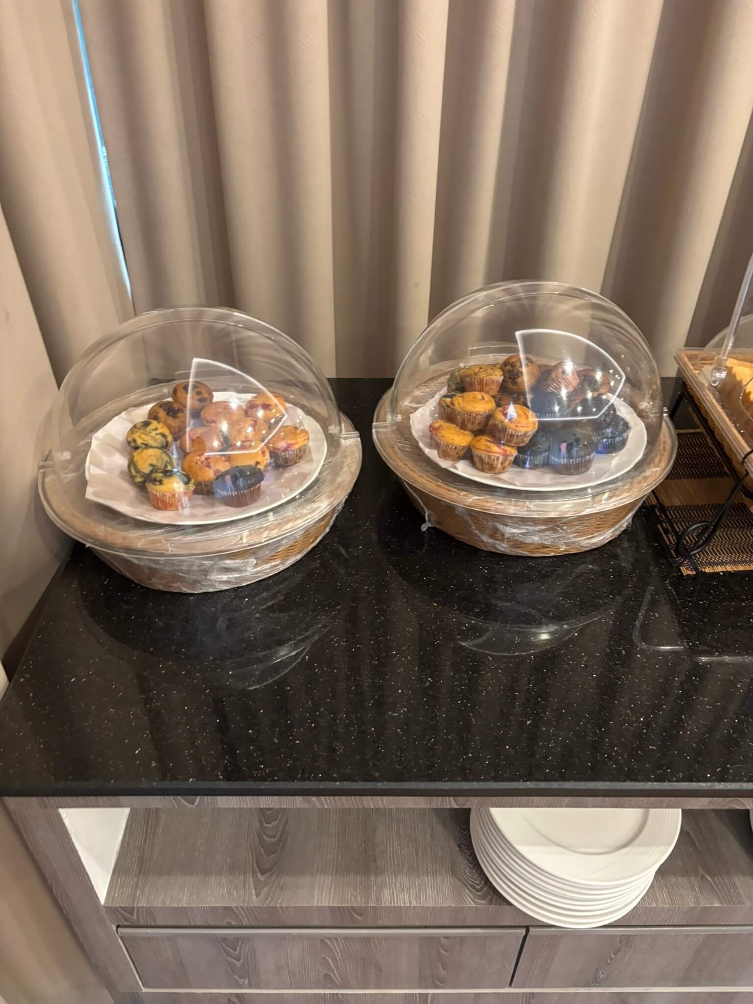 Western breakfast items at Coral Cliff Resort