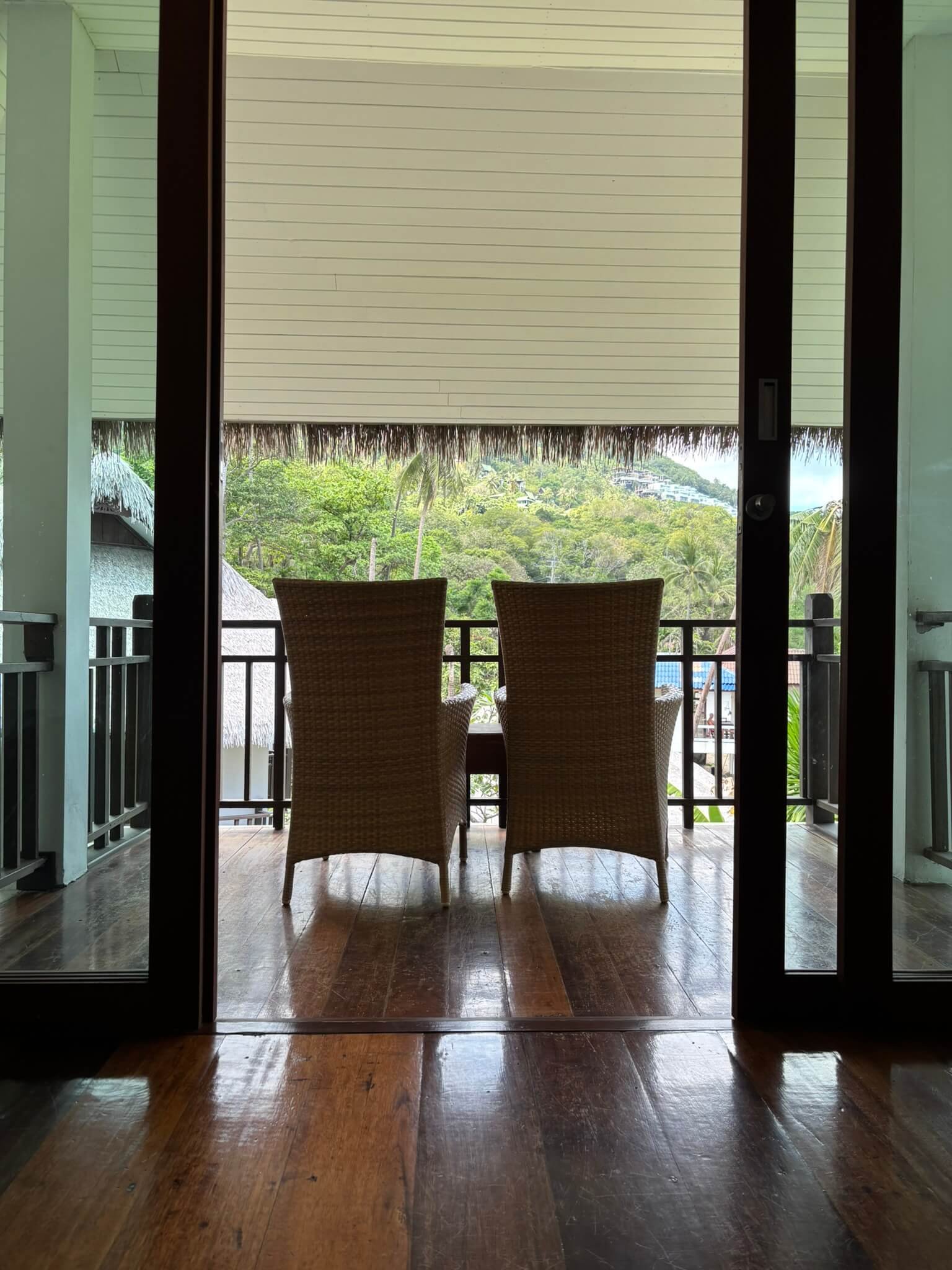 Seating area with view at Coral Cliff C Villa