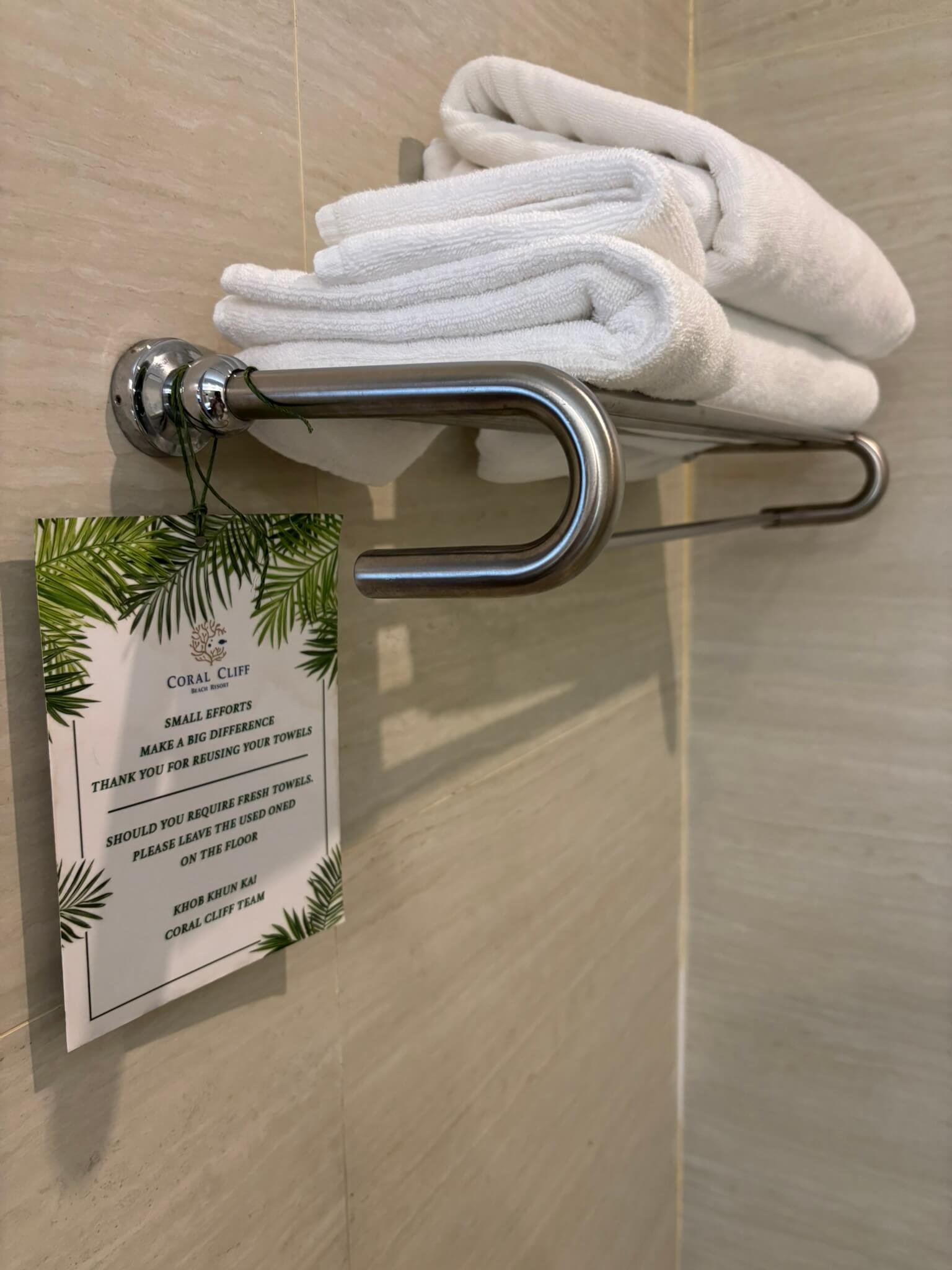 Shower area in C Villa bathroom at Coral Cliff Resort