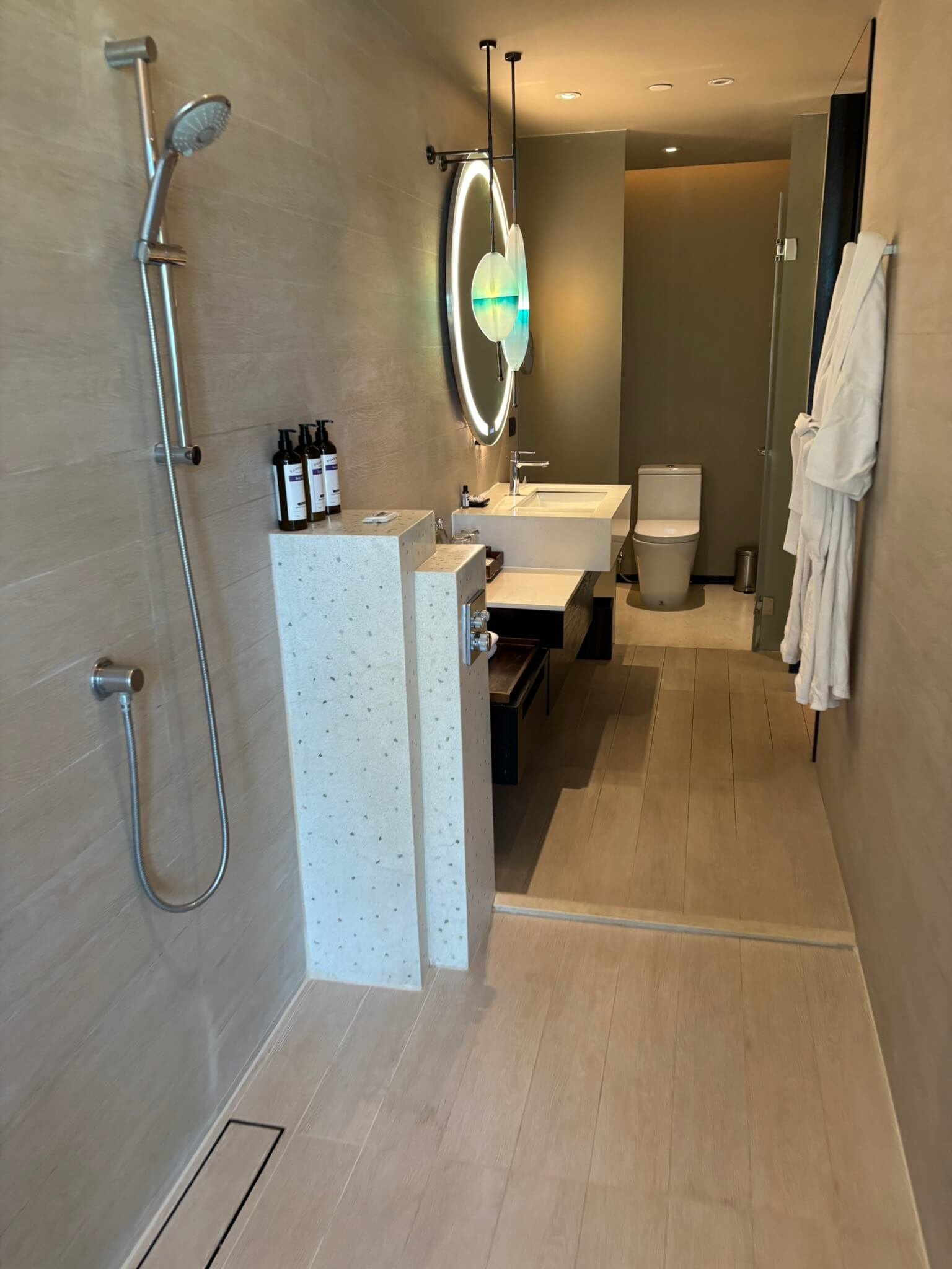 Sleek bathroom at Hyatt Regency Koh Samui