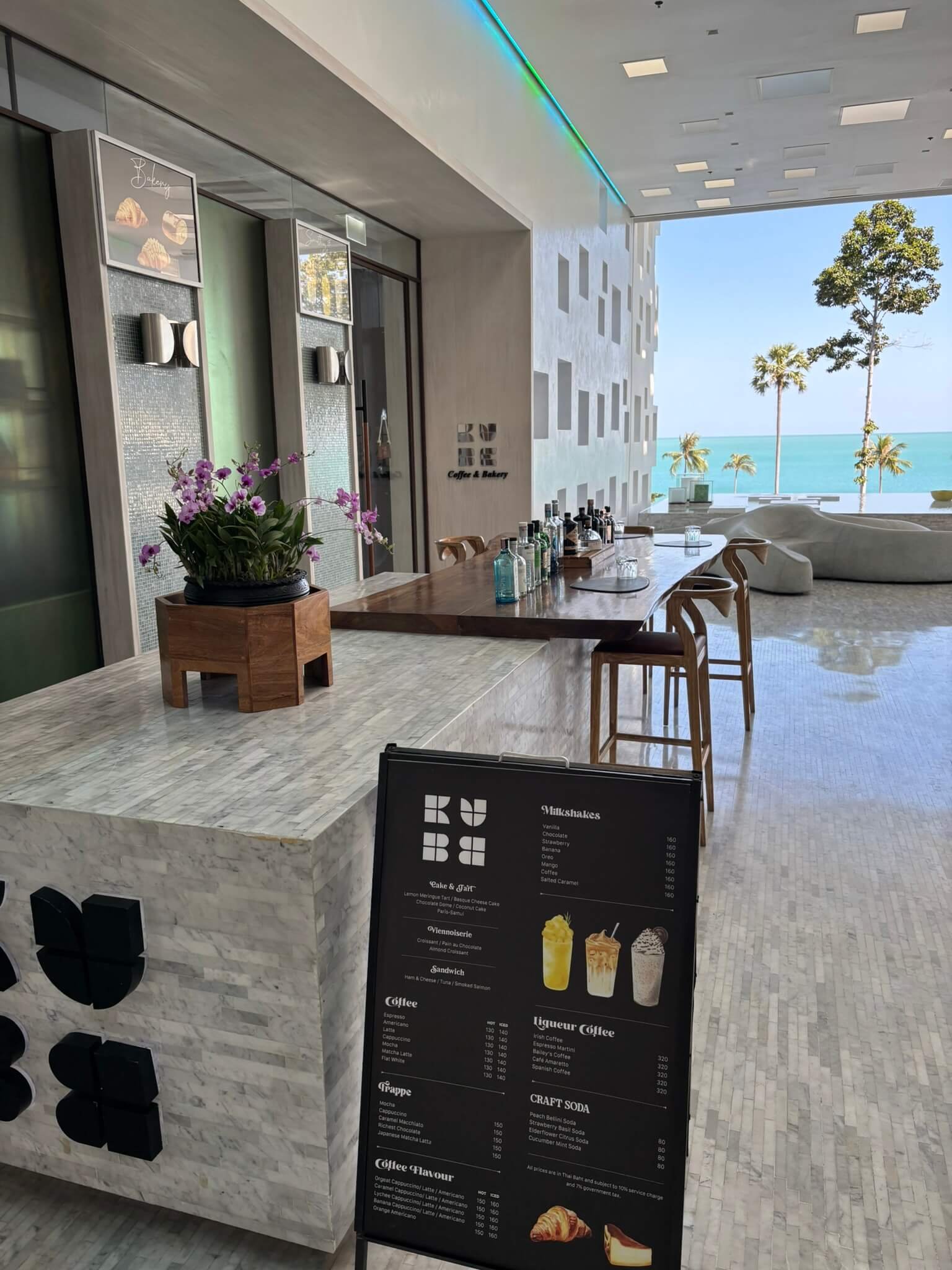 Coffee shop at Hyatt Regency Koh Samui