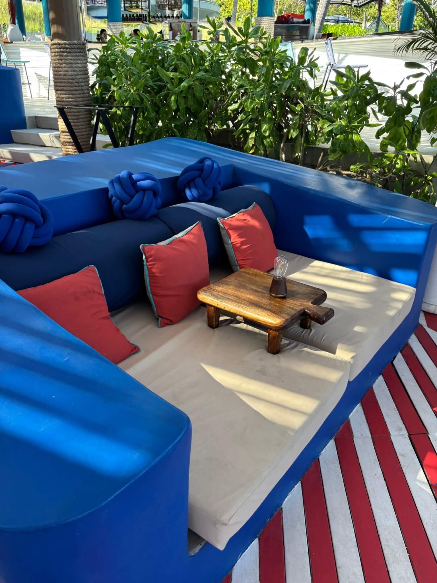 Beach chairs at Hyatt Regency Koh Samui