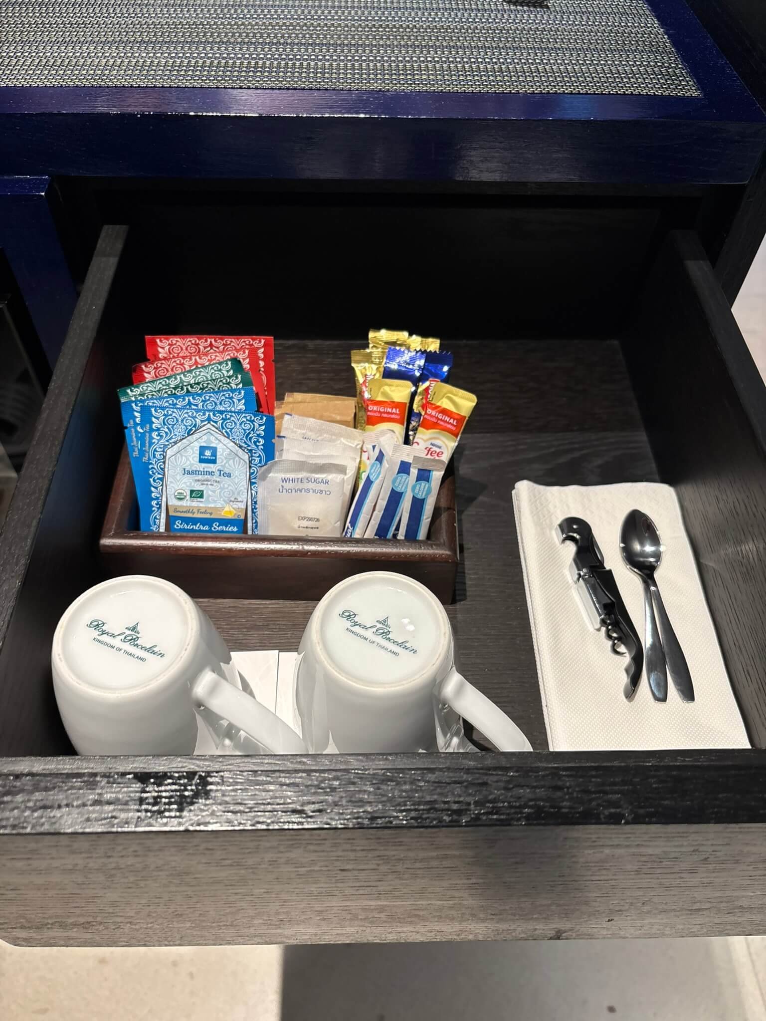 Coffee service at Hyatt Regency Koh Samui breakfast