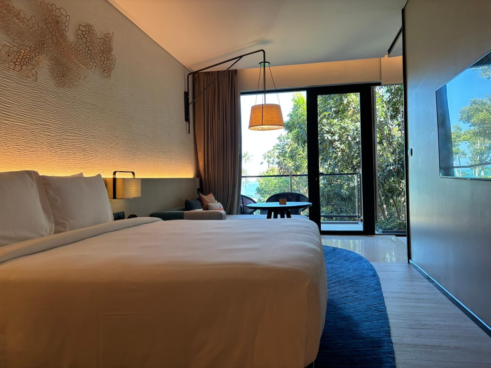 Second angle of the room at Hyatt Regency Koh Samui