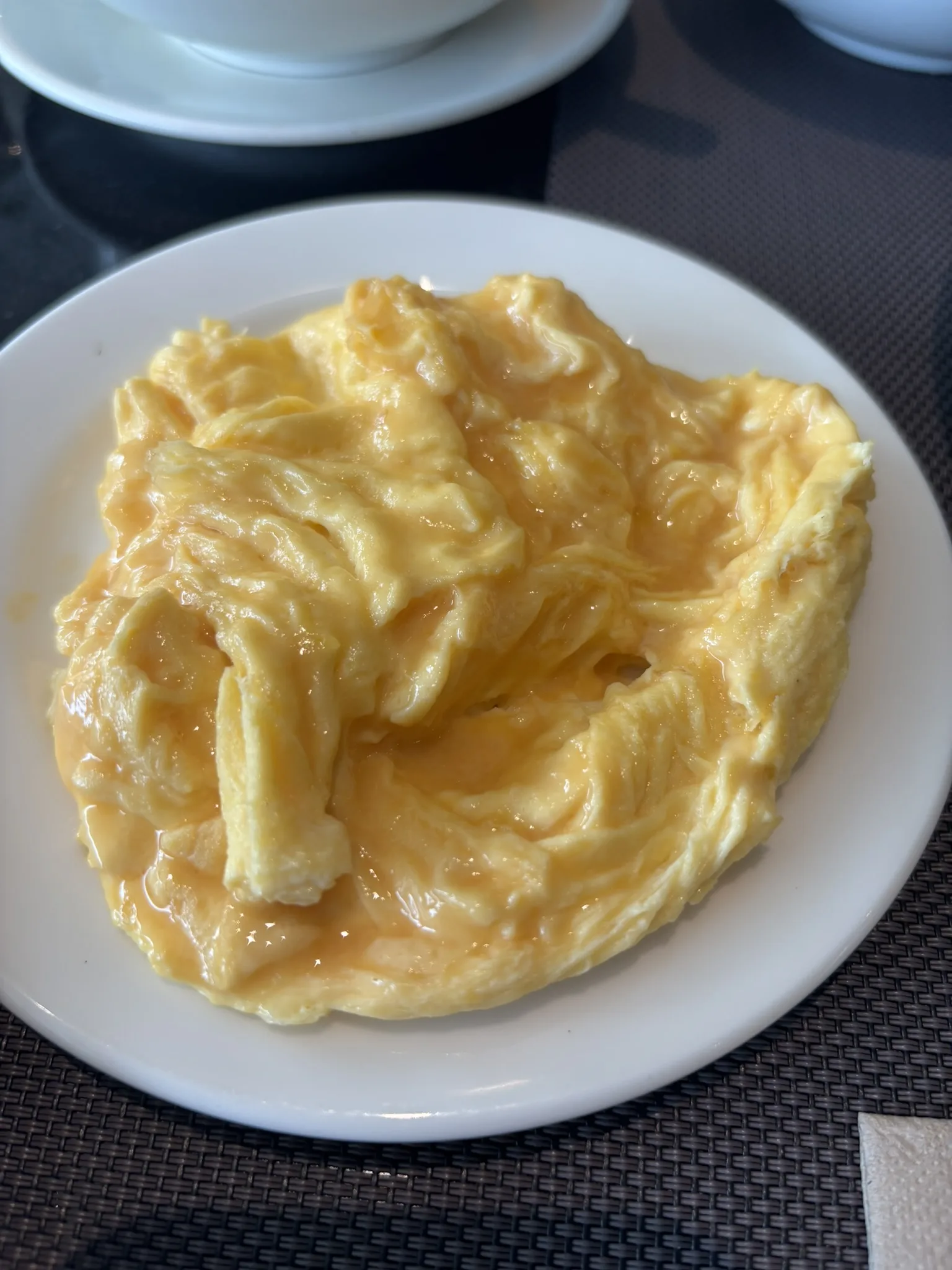 Scrambled eggs at breakfast at Ana Anan Pattaya