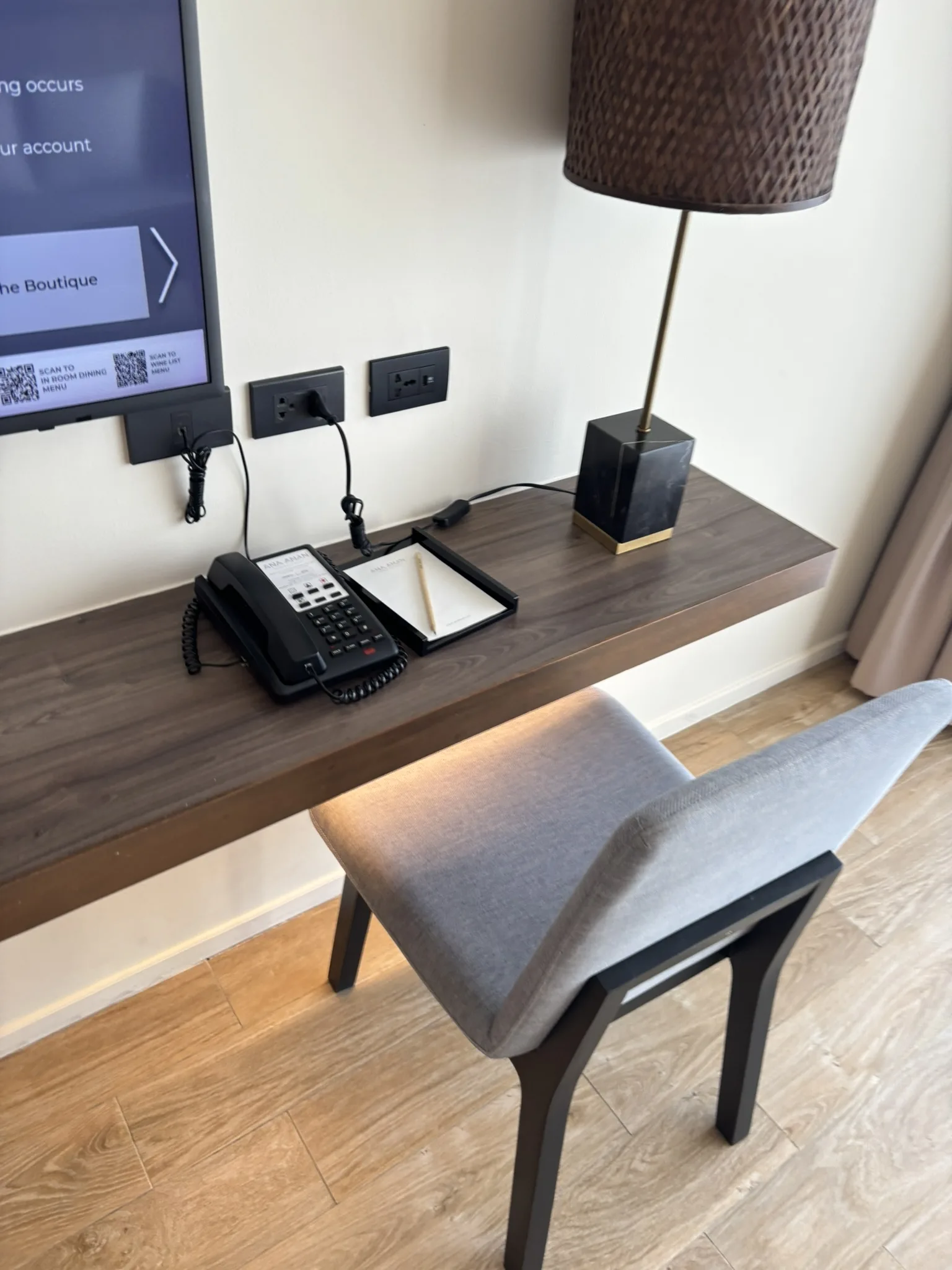 Work desk in room at Ana Anan Pattaya