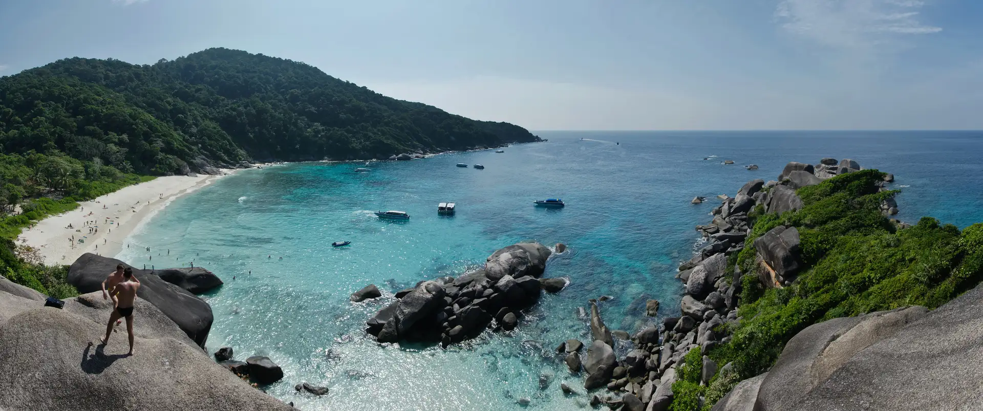 Similan Islands diving Phuket Thailand crystal clear water coral reefs