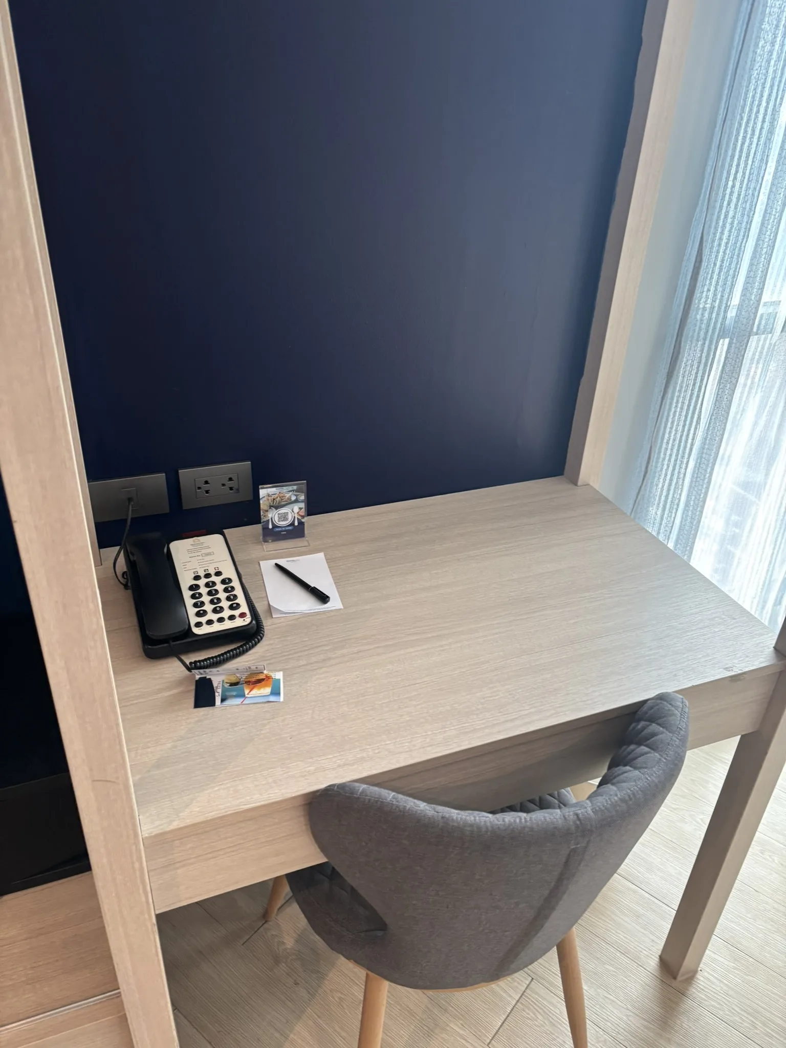 Work desk in room at Brighton Hotel Pattaya