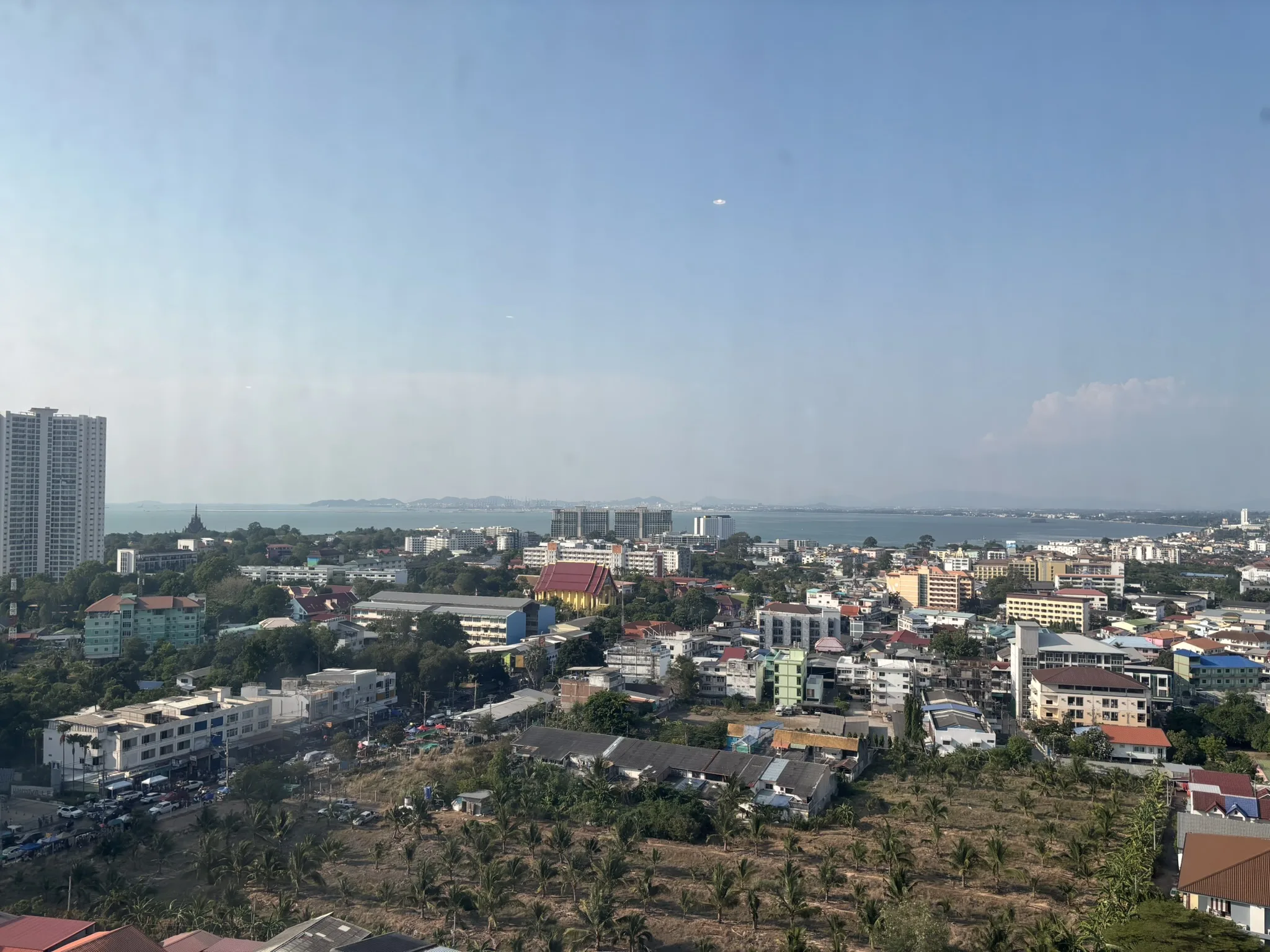 Panoramic city view from Brighton Hotel Pattaya