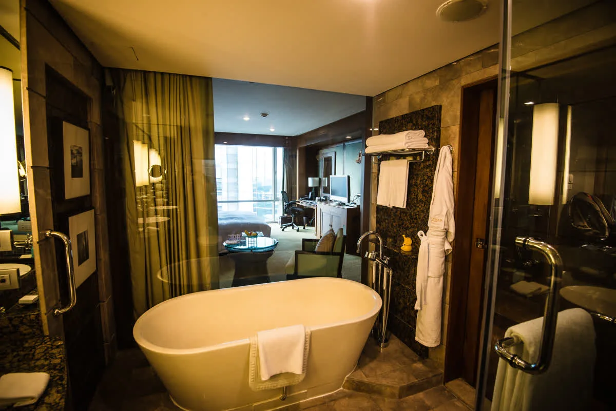 Conrad Bangkok hotel room interior